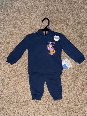 Ms Rachel long sleeve hoodie and pant set 18m
